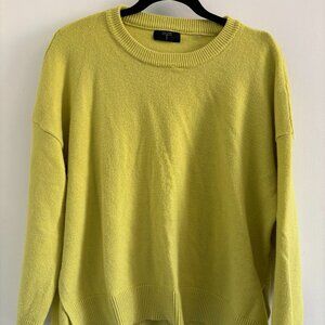 Tahari Lime Green Sweater